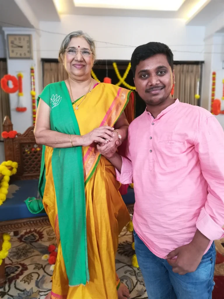 With Maa Hansaji Yogedra